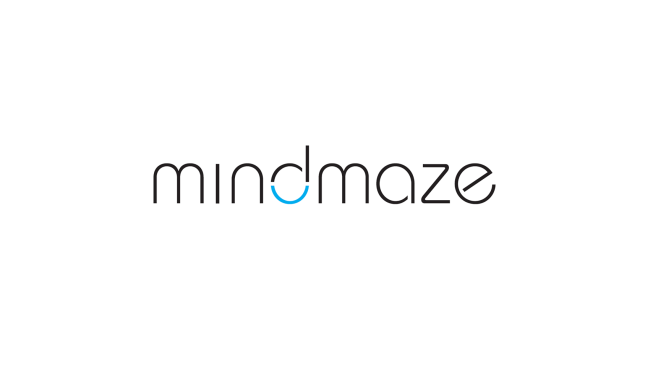 mindmaze logo realite etendue mindmaze logo, entreprise suisse spécialisée dans la rééducation médicale à l’aide de jeux vidéo immersifs en réalité virtuelle et augmentée