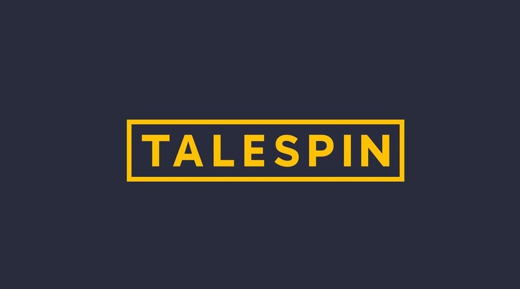 talespin logo realite etendue talespin logo, plateforme VR permettant de créer et de diffuser des expériences d’apprentissage immersives