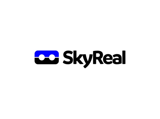 skyreal logo realite etendue skyreal logo, Société qui vise à révolutionner les secteurs de l’aéronautique, du spatial, de l’énergie,