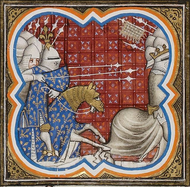 Richard Coeur de Lion roi Angleterre - Au-delà des chevaliers : la vraie vie au Moyen Âge Richard Coeur de Lion roi d’Angleterre s’enfuit devant l’armée de Philippe Auguste.