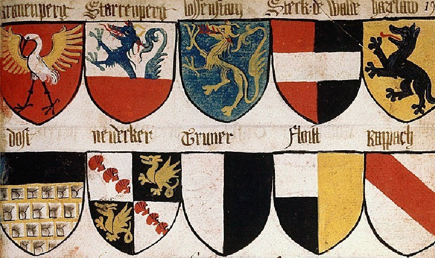 blasons médiévaux héraldique - Frédérique Lachaud, au fil de l’Angleterre médiévale Les blasons médiévaux obéissent aux règles strictes de l’héraldique, qui distingue métaux (or et argent) et émaux (azur, gueules, sable, sinople…)