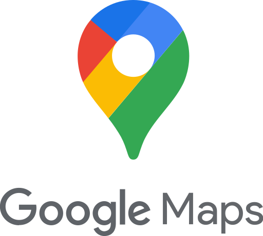 google maps logo, utilise la réalité augmentée pour aider à la navigation à pied