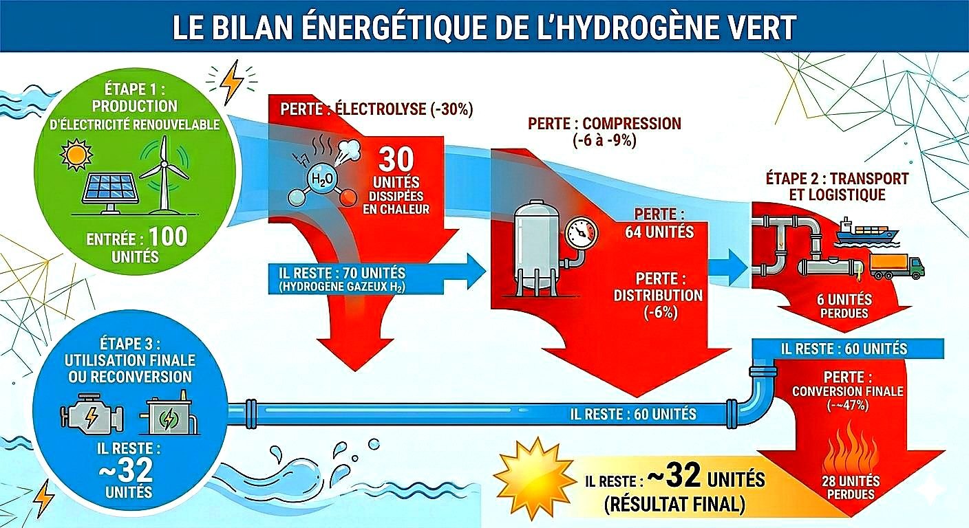Bilan energetique hydrogène vert Bilan energetique hydrogène vert